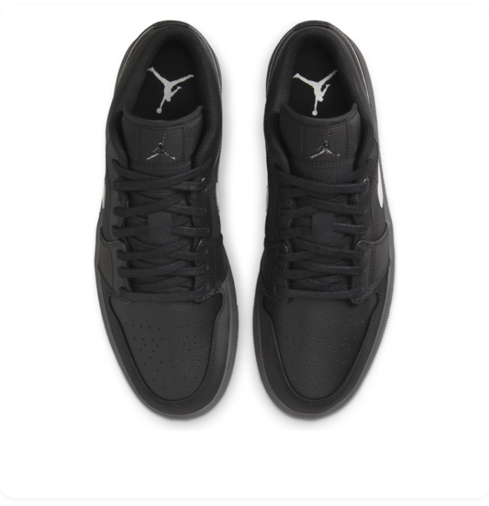 Air Jordan 1 Low 'Black White Dark Smoke Grey' HV5968-001