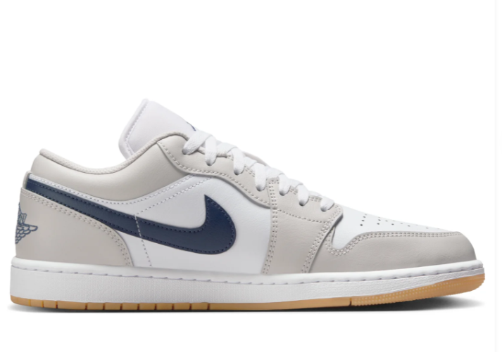 Air Jordan 1 Low 'Midnight Navy Neutral Grey' 553558-146