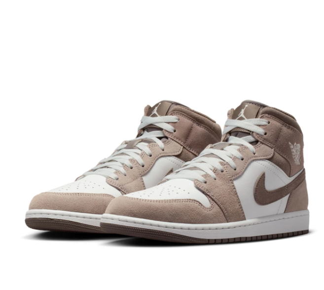 Air Jordan 1 Mid (Enigma StoneOlive Grey)