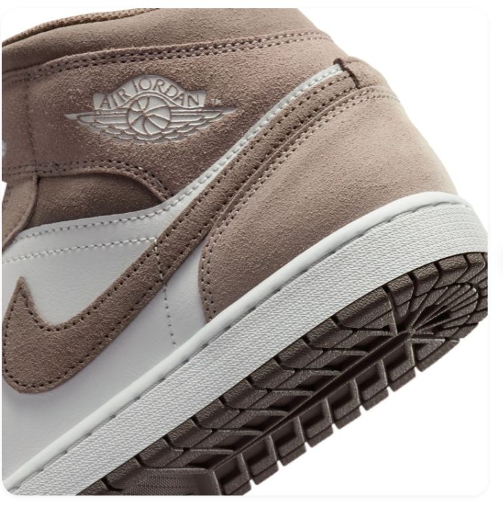 Air Jordan 1 Mid (Enigma StoneOlive Grey)
