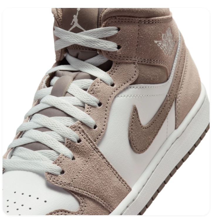Air Jordan 1 Mid (Enigma StoneOlive Grey)